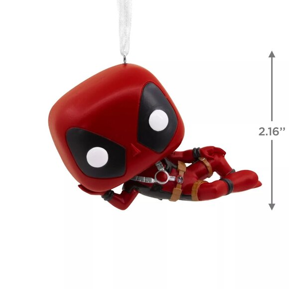 Hallmark Marvel Deadpool Laying Down Funko POP! Ornament, 0.12lbs - Boxed - Picture 2 of 4